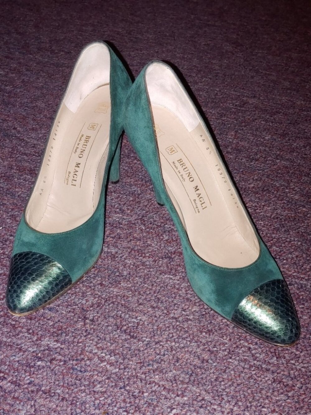 Bruno Magli pumps.